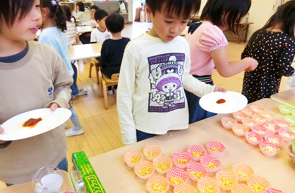 2021年5月 SuruSu上陽こども園 子どもたち戸外遊びの様子