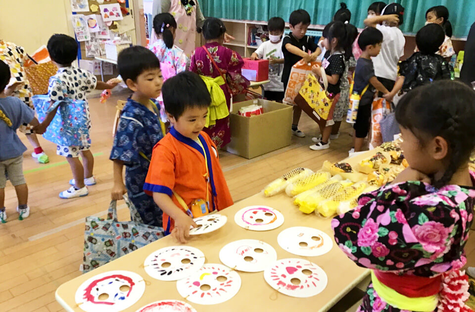 2021年8月 SuruSu上陽こども園 夏祭りの様子