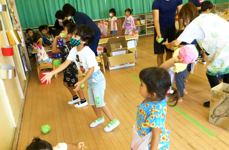 2021年8月 SuruSu上陽こども園 夏祭りの様子