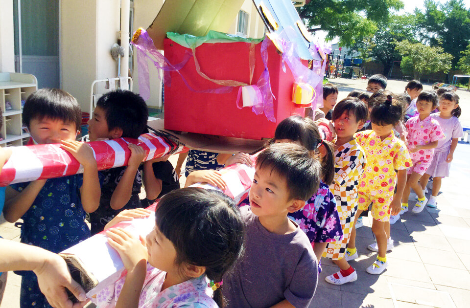 2021年8月 SuruSu上陽こども園 夏祭りの様子