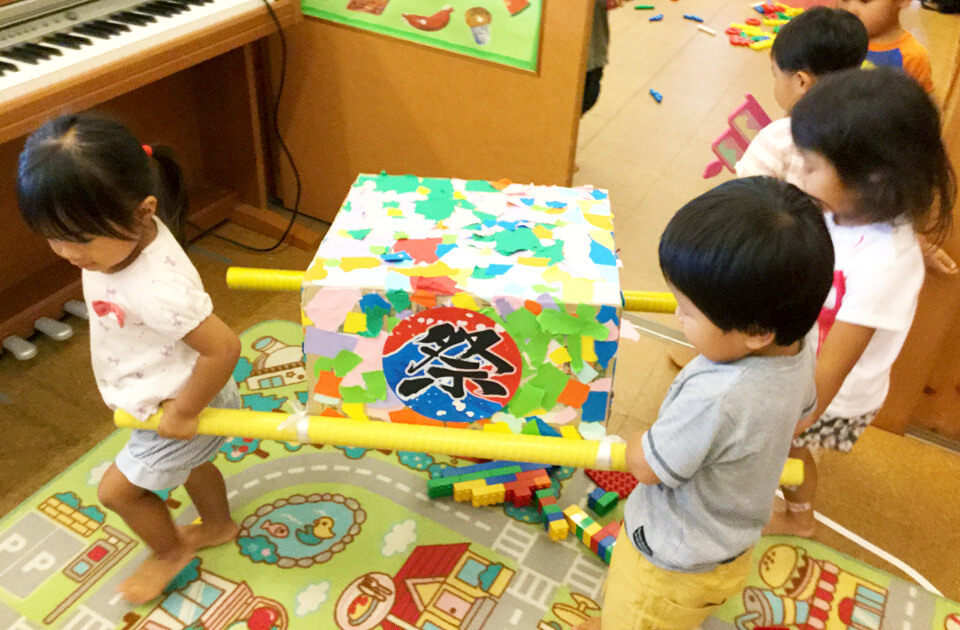 2021年8月 SuruSu上陽こども園 夏祭りの様子