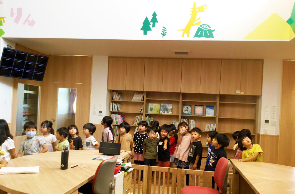 2021年10月 SuruSu上陽こども園 新園舎での子ども達の様子