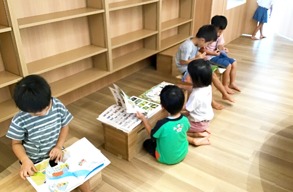 2021年10月 SuruSu上陽こども園 新園舎での子ども達の様子
