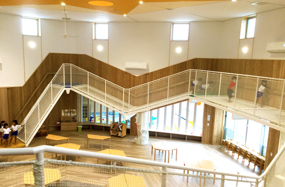 2021年10月 SuruSu上陽こども園 新園舎での子ども達の様子