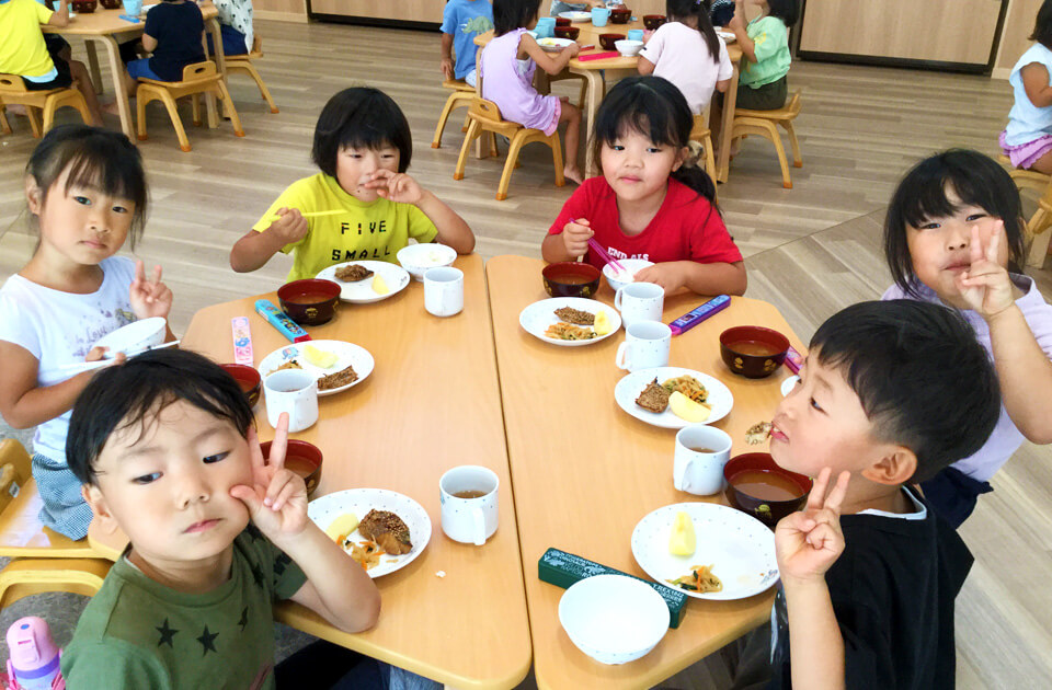 2021年10月 SuruSu上陽こども園 新園舎での子ども達の様子
