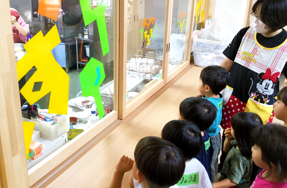 2021年10月 SuruSu上陽こども園 新園舎での子ども達の様子