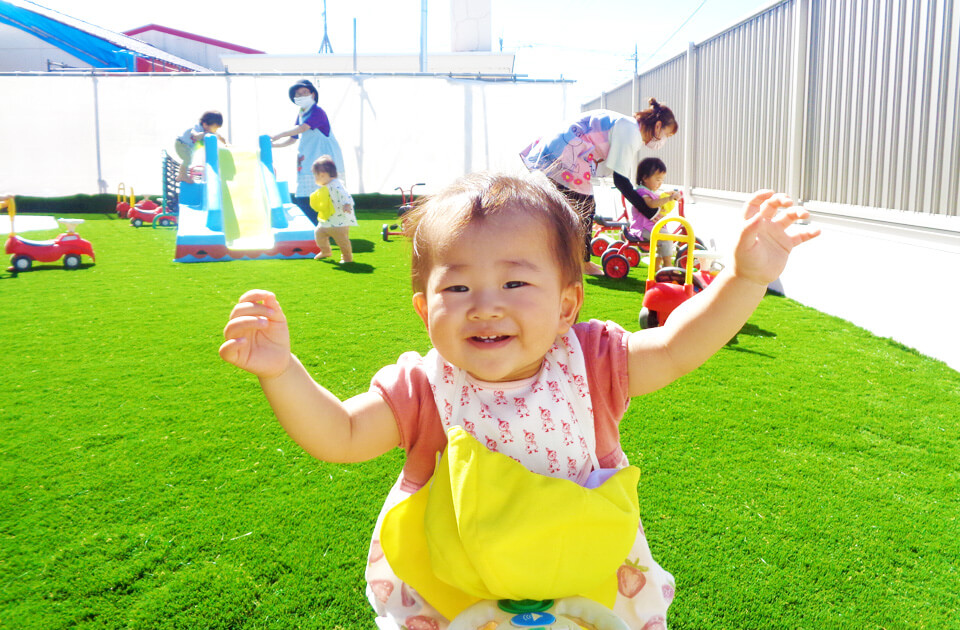 2021年10月 SuruSu上陽こども園 新園舎での子ども達の様子