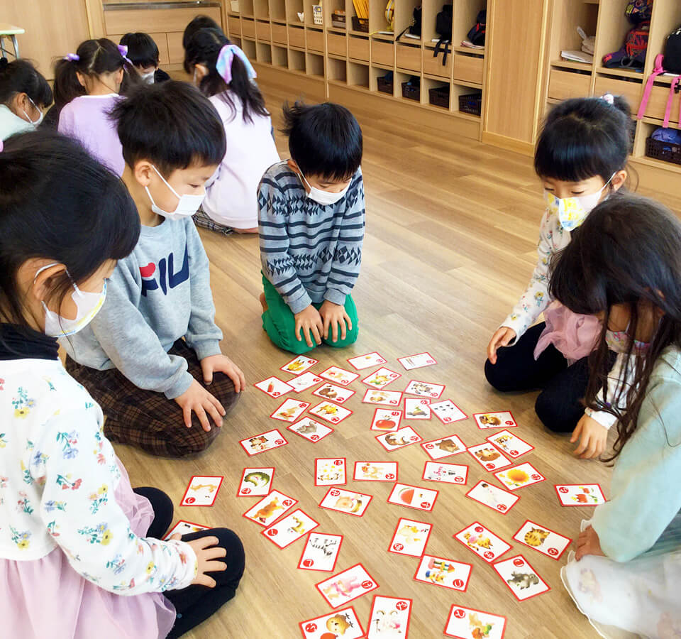 2022年1月 SuruSu上陽こども園 お正月遊びの様子