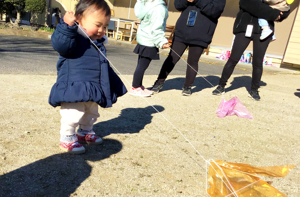 2022年1月 SuruSu上陽こども園 お正月遊びの様子