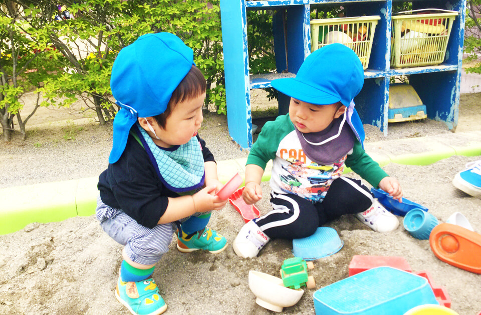 SuruSu祝昌こども園 戸外遊びの様子 2021年5月