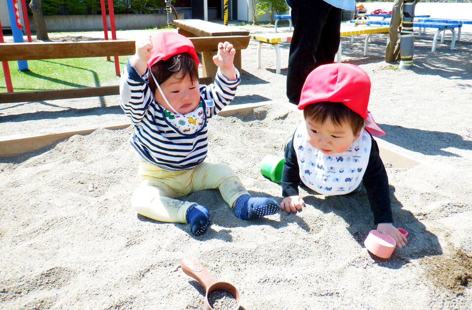 SuruSu祝昌こども園 戸外遊びの様子 2021年5月