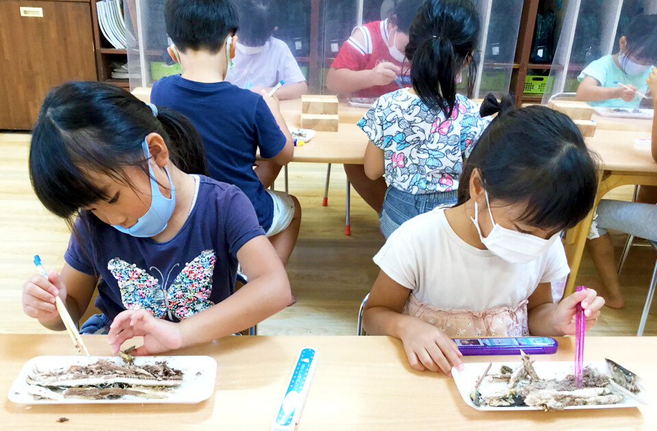 SuruSu祝昌こども園 旬食材の様子 2021年10月