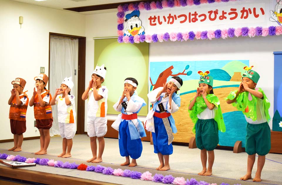 2021年12月 SuruSu祝昌こども園 生活発表会の様子