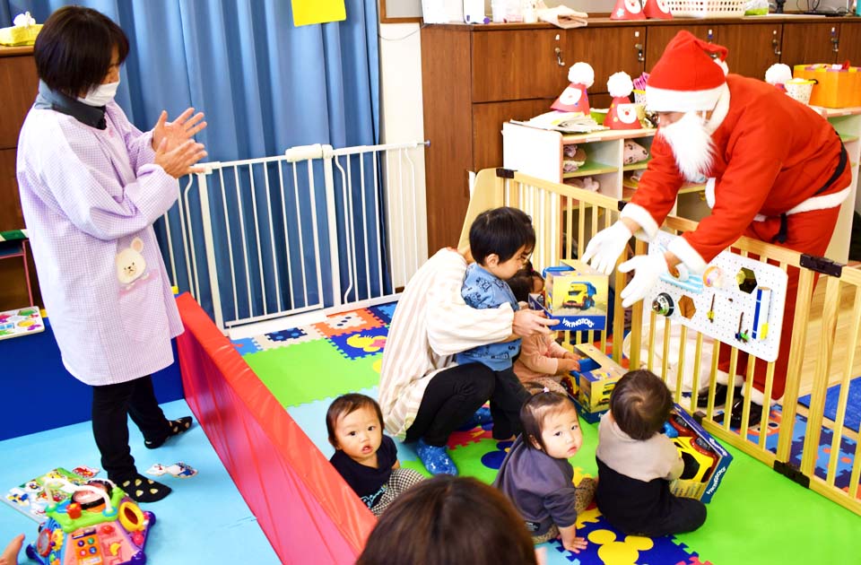 2021年12月 SuruSu祝昌こども園 クリスマス会の様子
