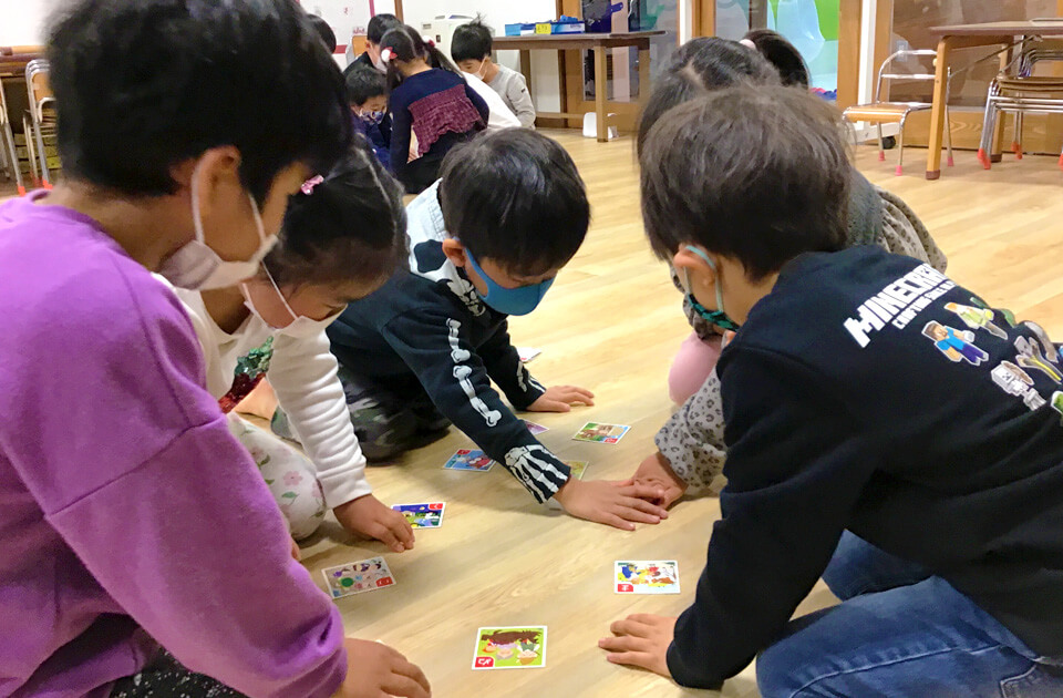 2022年1月 SuruSu祝昌こども園 かるた大会の様子